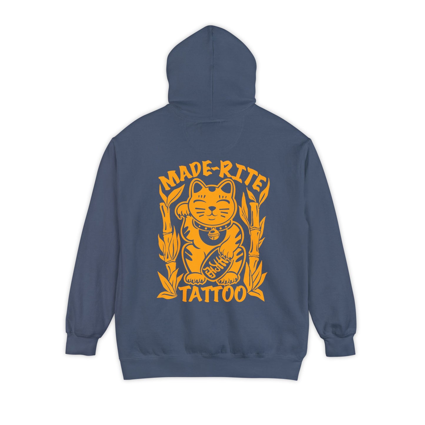 Lucky Cat Garment-Dyed Hoodie