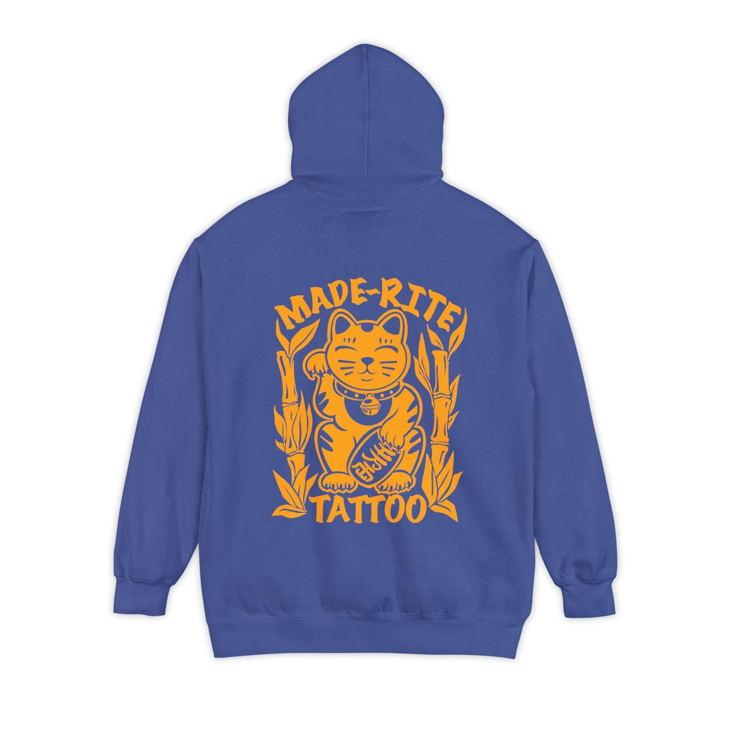 Lucky Cat Garment-Dyed Hoodie