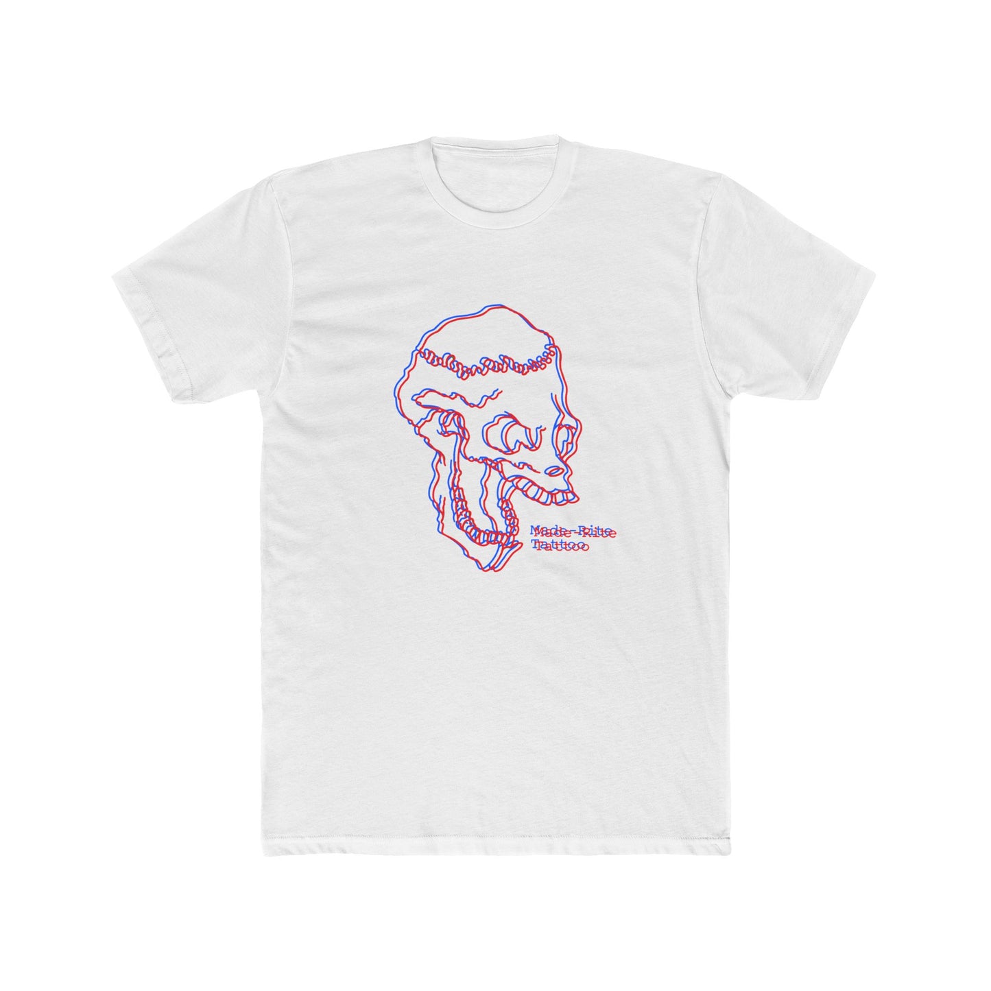 Japanese Laughing Skull Cotton Crew Tee