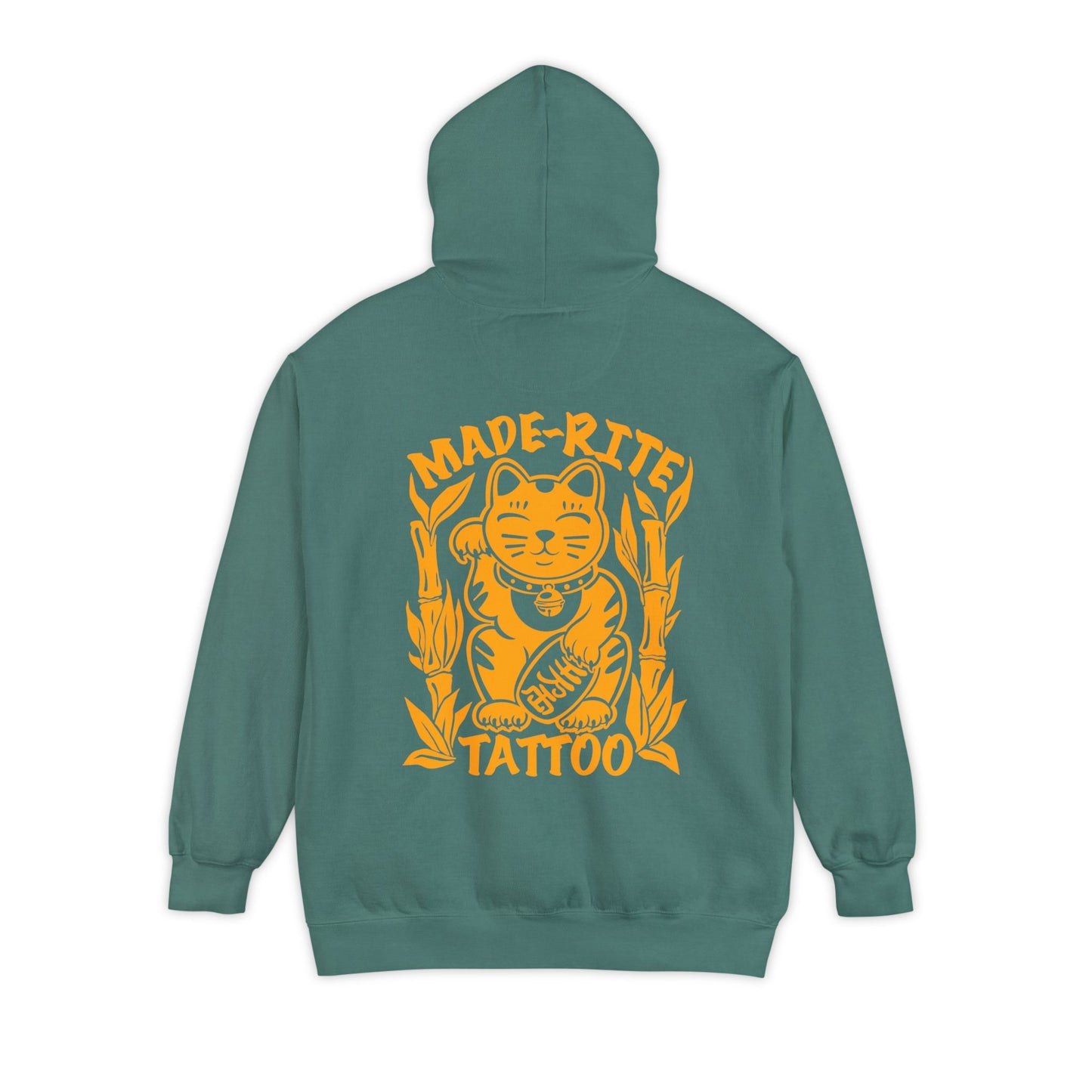 Lucky Cat Garment-Dyed Hoodie