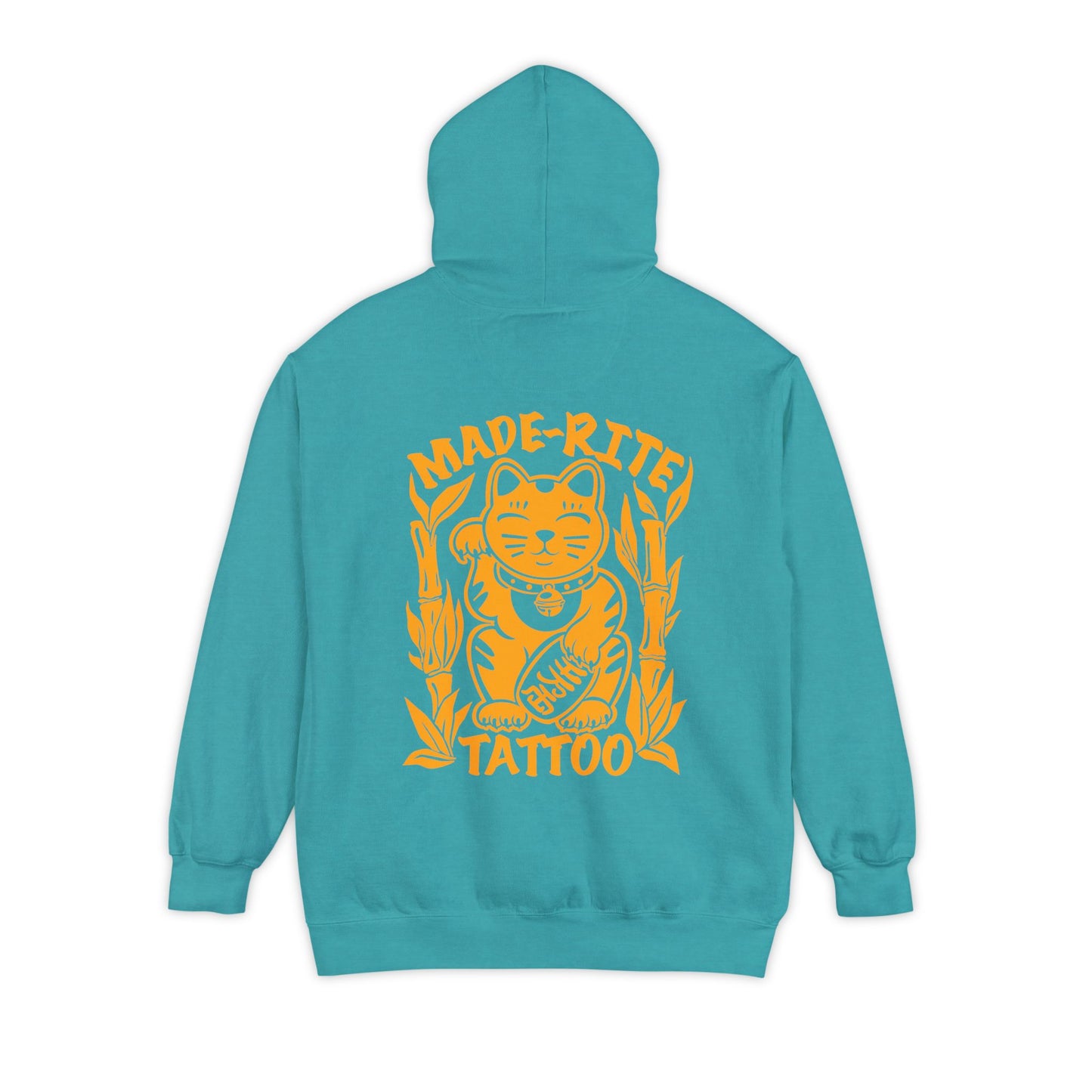 Lucky Cat Garment-Dyed Hoodie