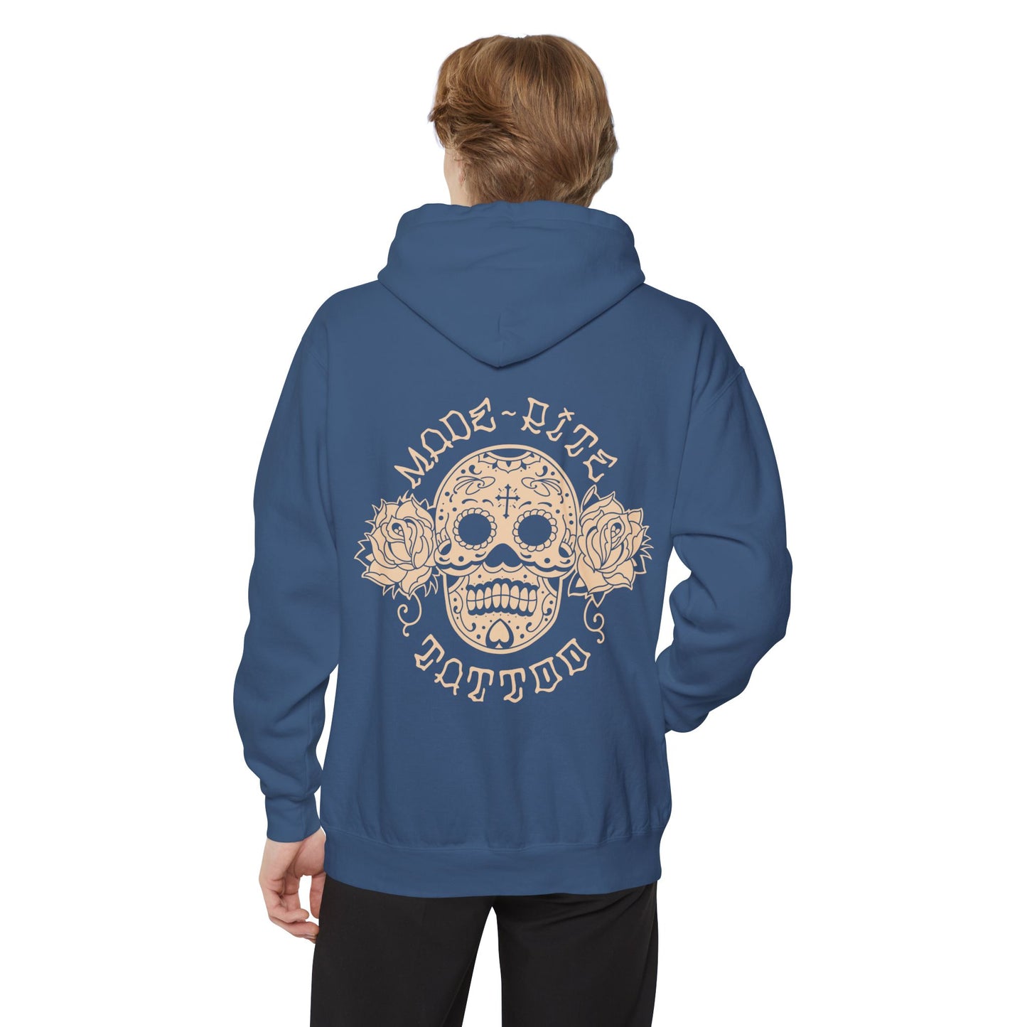 Sugar Skull Garment-Dyed Hoodie