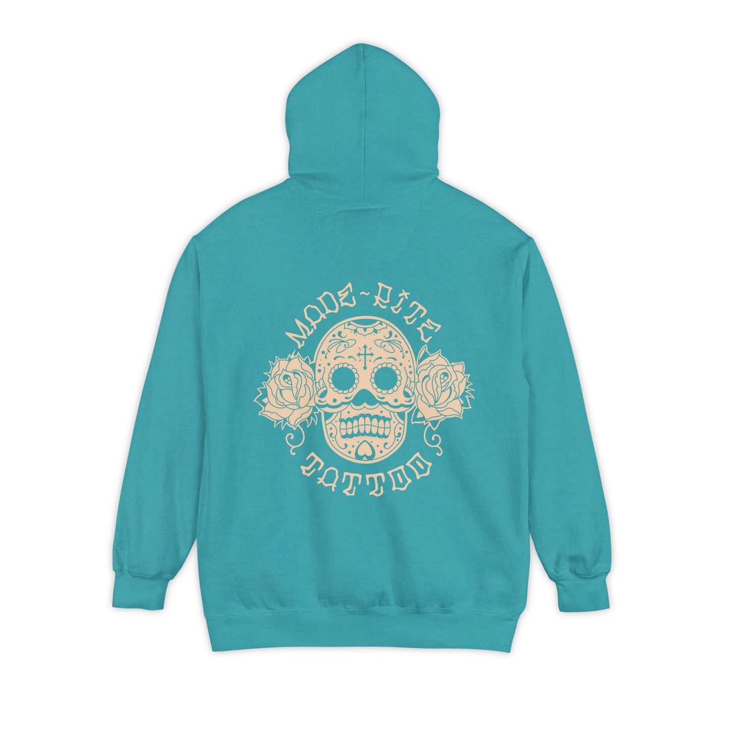 Sugar Skull Garment-Dyed Hoodie