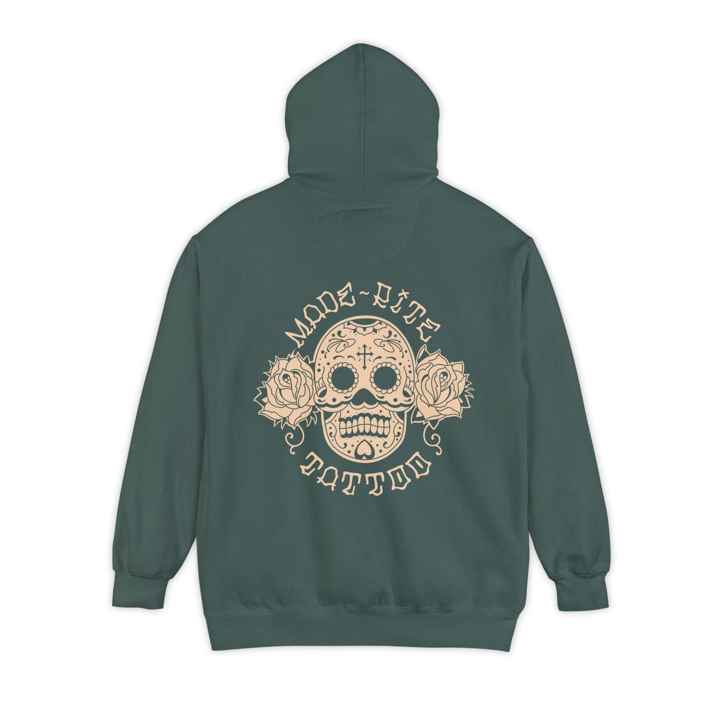 Sugar Skull Garment-Dyed Hoodie