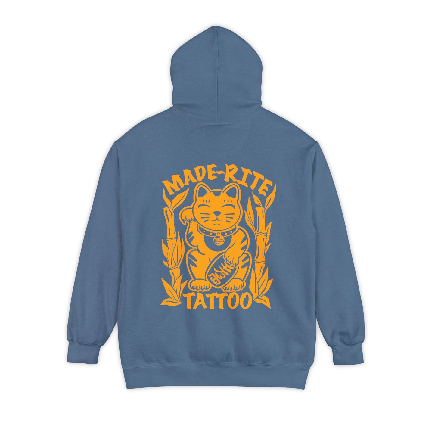 Lucky Cat Garment-Dyed Hoodie