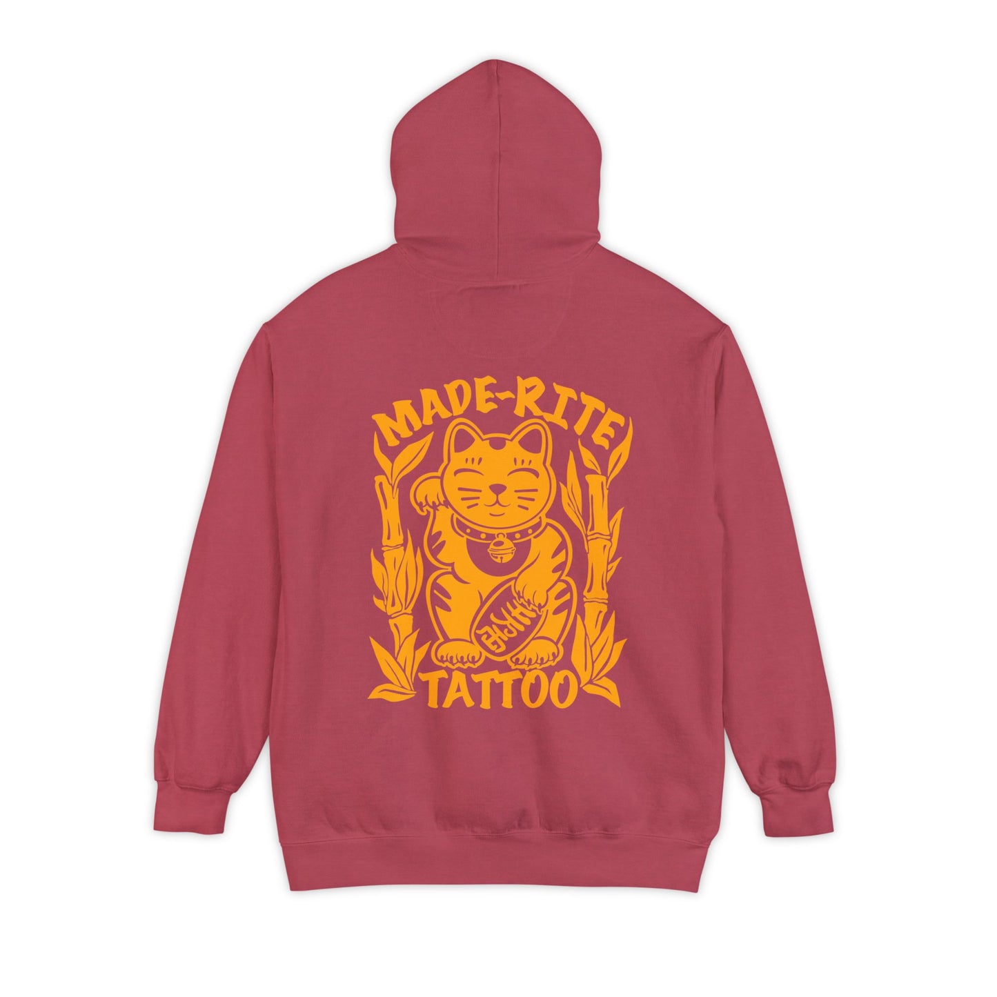 Lucky Cat Garment-Dyed Hoodie