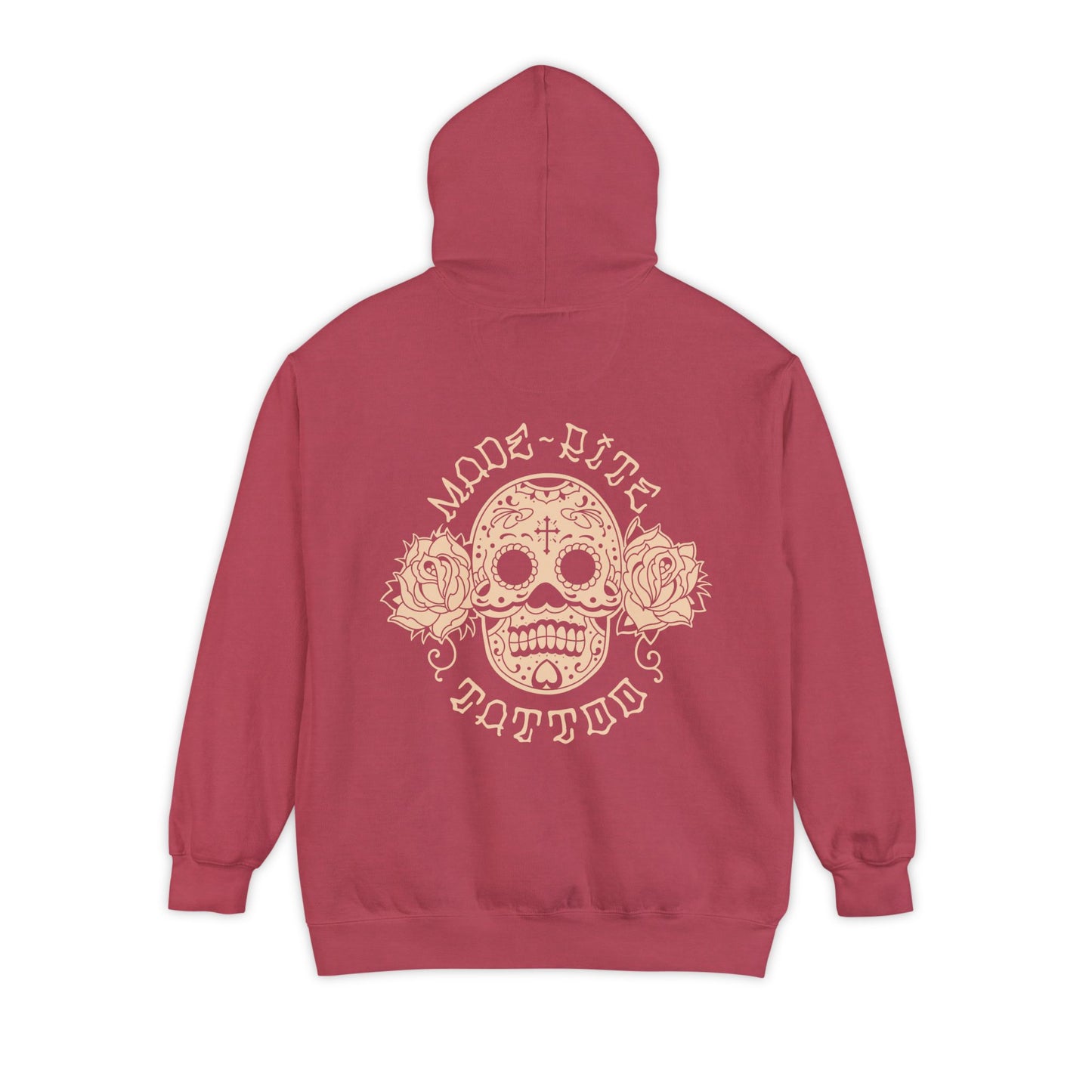 Sugar Skull Garment-Dyed Hoodie