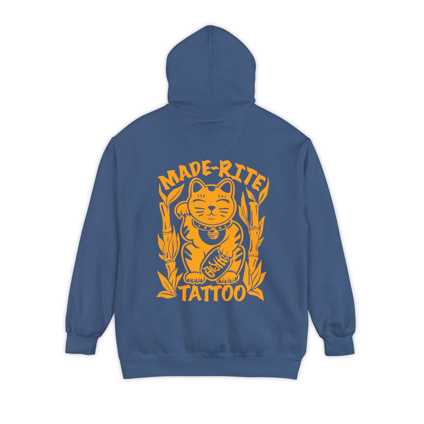 Lucky Cat Garment-Dyed Hoodie