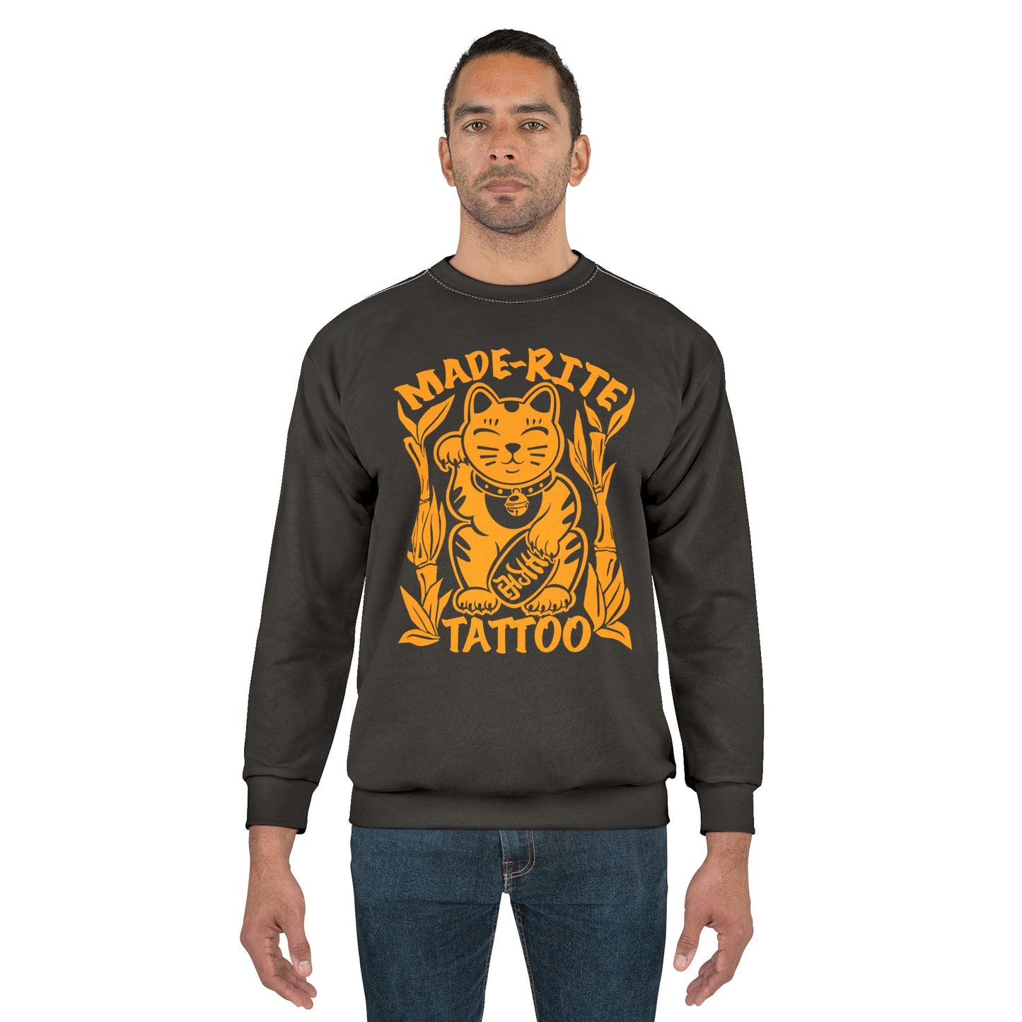 Lucky Cat Sweatshirt (AOP)