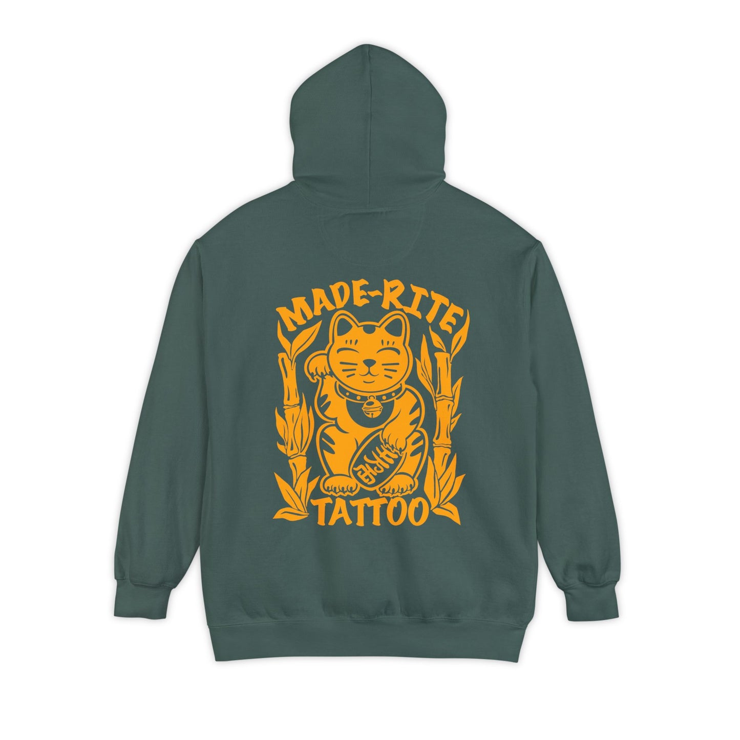 Lucky Cat Garment-Dyed Hoodie