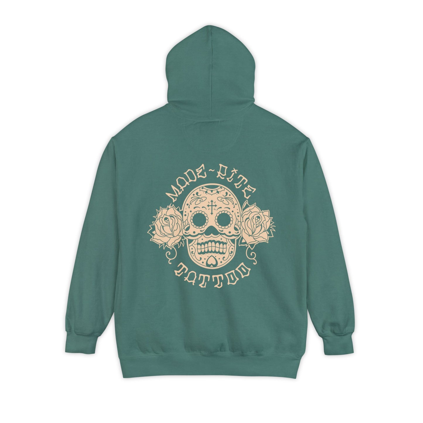 Sugar Skull Garment-Dyed Hoodie