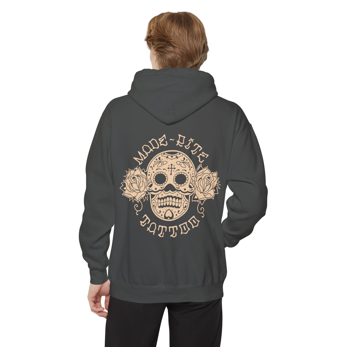 Sugar Skull Garment-Dyed Hoodie