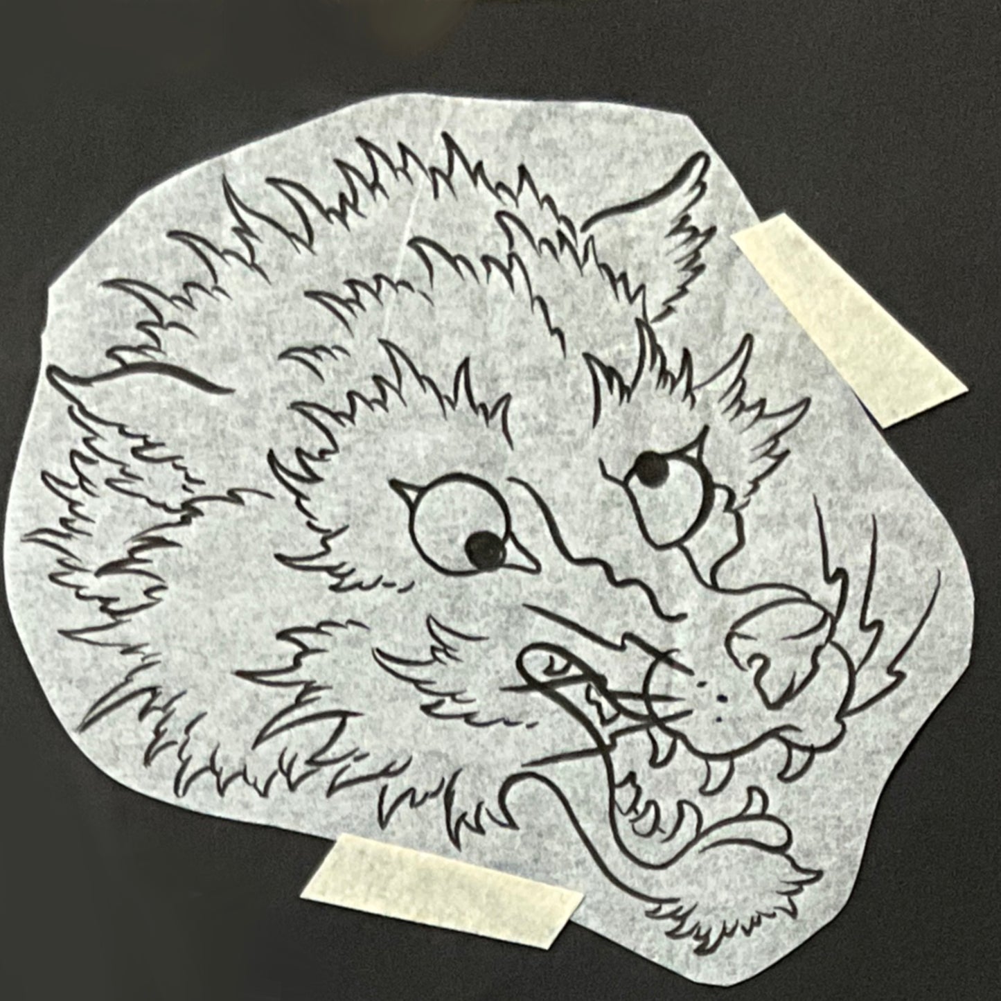 wacky wolf head