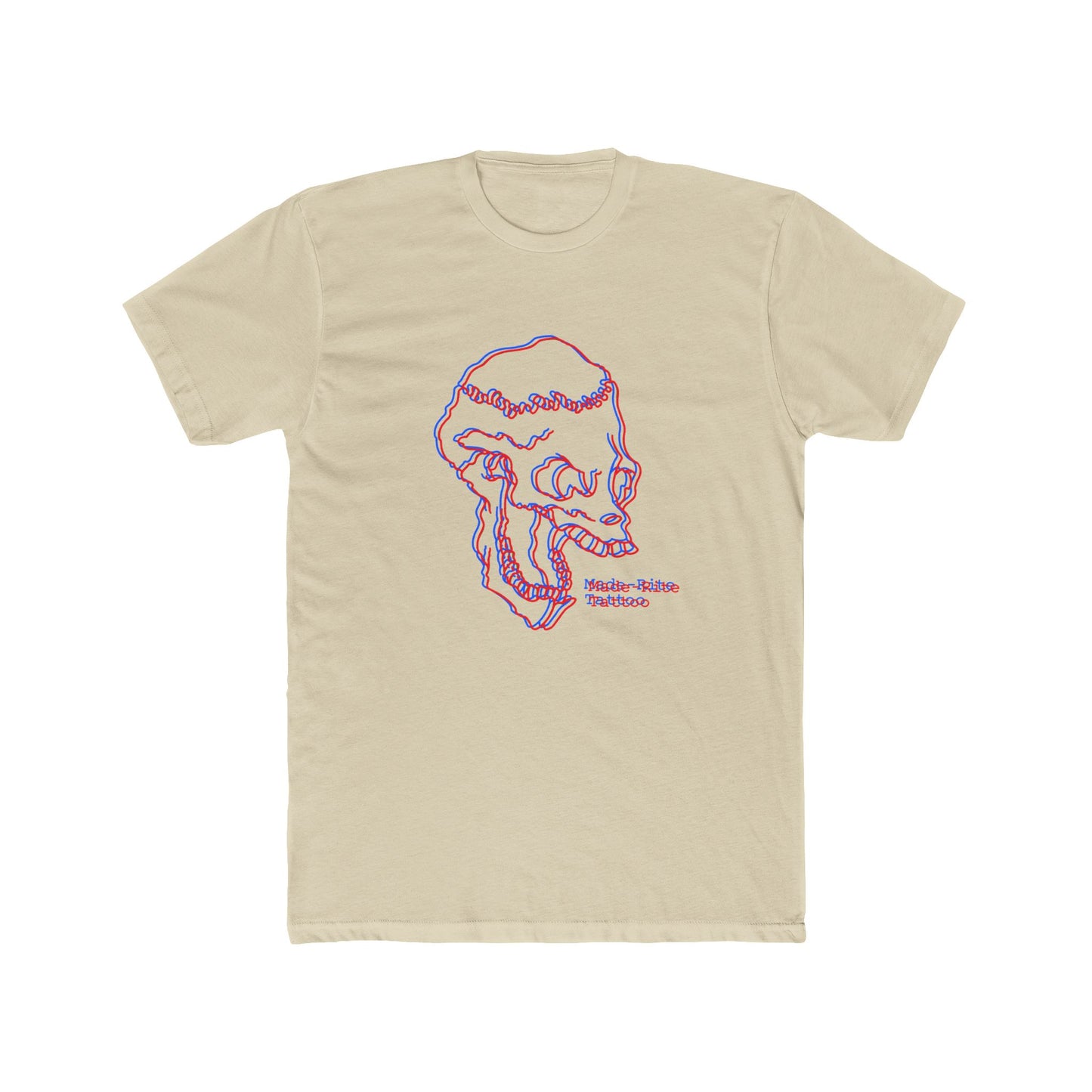 Japanese Laughing Skull Cotton Crew Tee