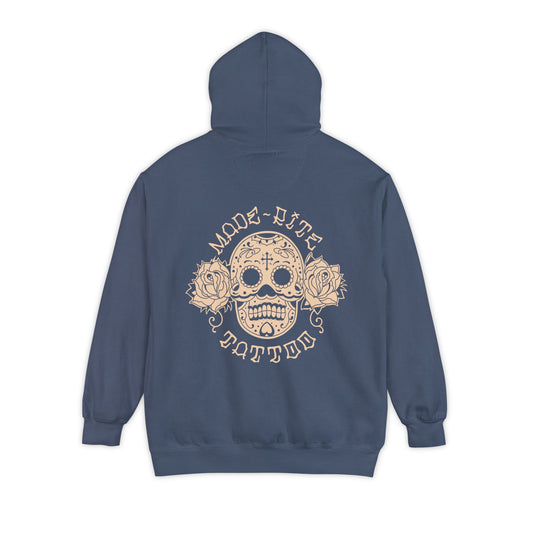 Sugar Skull Garment-Dyed Hoodie