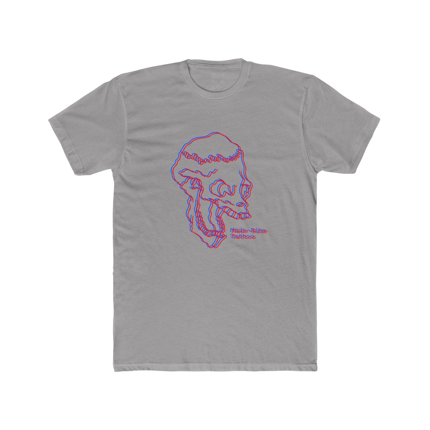 Japanese Laughing Skull Cotton Crew Tee