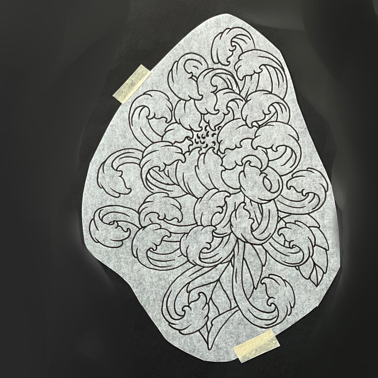 Curling chrysanthemum