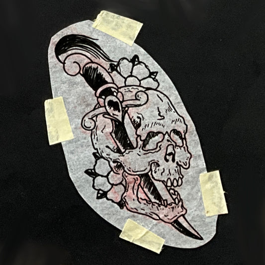 Skull and dagger