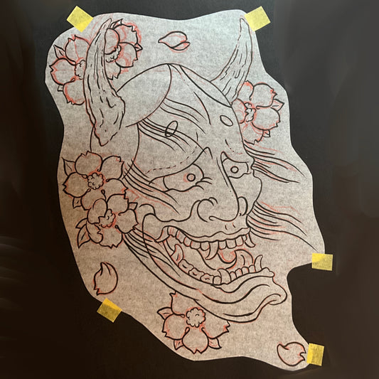 Hannya and sakura