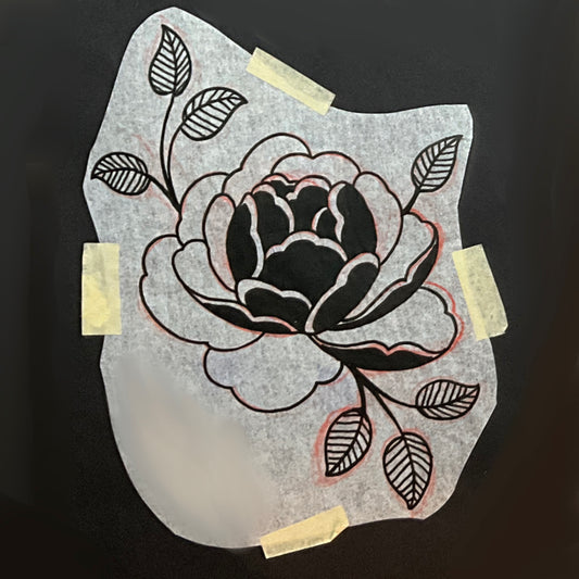 Graphic peony