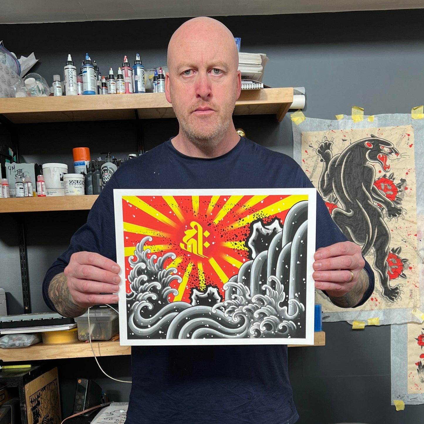 "All hail Amida Budda"  fine art print